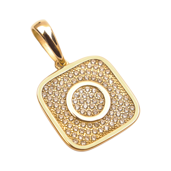 Colgante Instagram Oro Laminado 18k