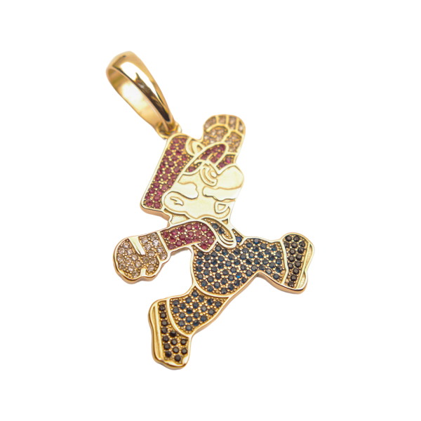 Colgante Mario Bro Oro Laminado 18k