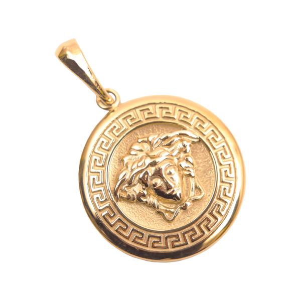 Colgante Medusa Oro Laminado 18k