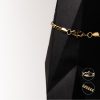 PULSERA CUBANA ORO LAMINADO 18K