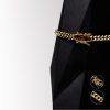 PULSERA CUBANA ORO LAMINADO 18K