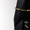 PULSERA ESPIGA ORO LAMINADO 18K