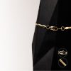 PULSERA SERPIENTE LISA ORO LAMINADO 18K