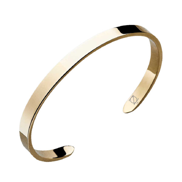 Brazalete Liso Oro 18k Laminado